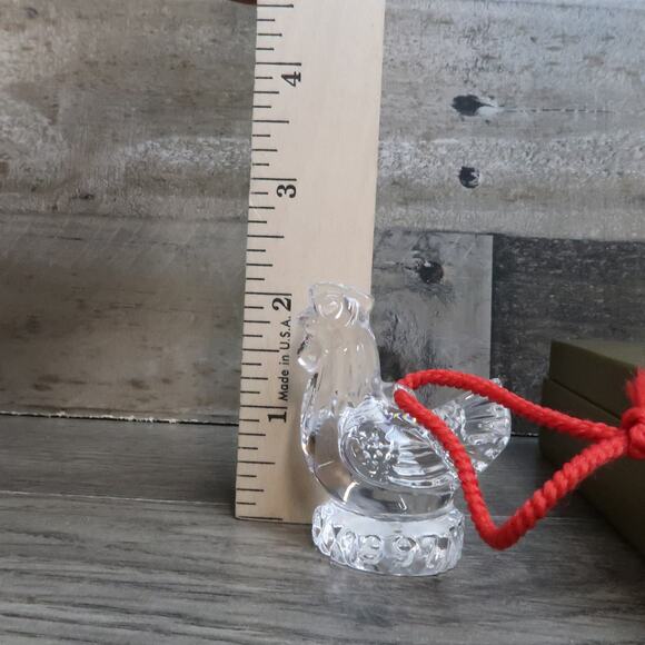 Waterford Crystal 12 Days Of Christmas Day 3 Three French Hens - Picture 6 of 6